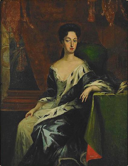 david von krafft Portrait of Princess Hedvig Sofia of Sweden, Duchess of Holstein-Gottorp Sweden oil painting art